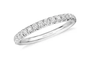 Ring 18kt Gold 19 Round Diamonds 0.22cts Band