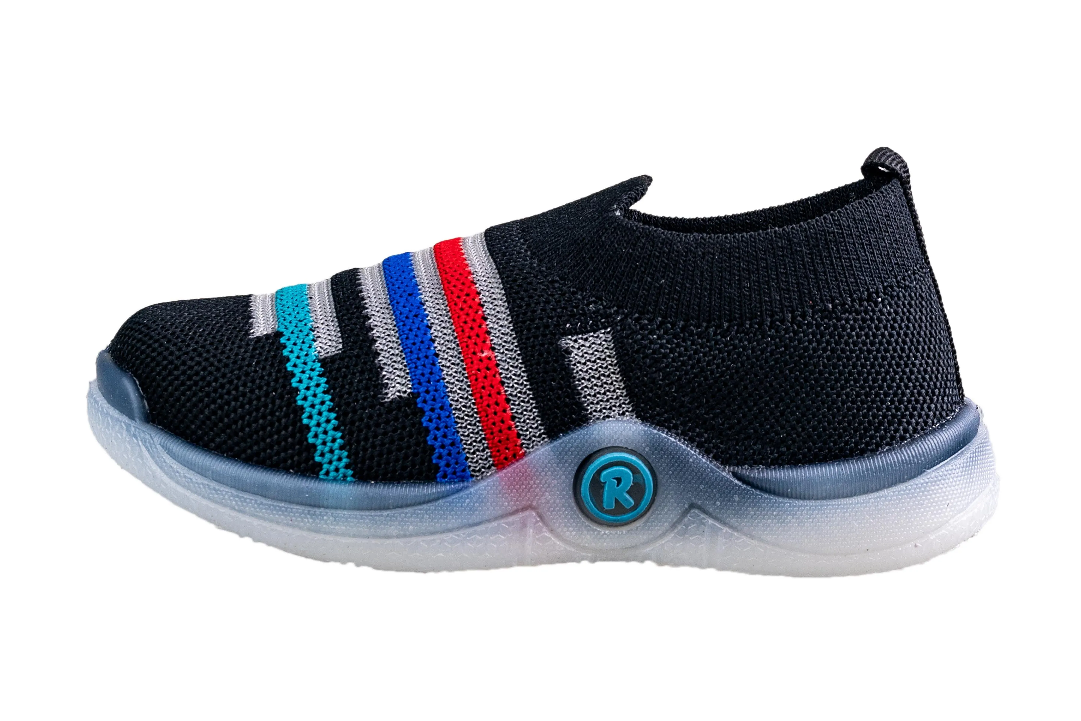 Rouba Black Children Sports Shoe