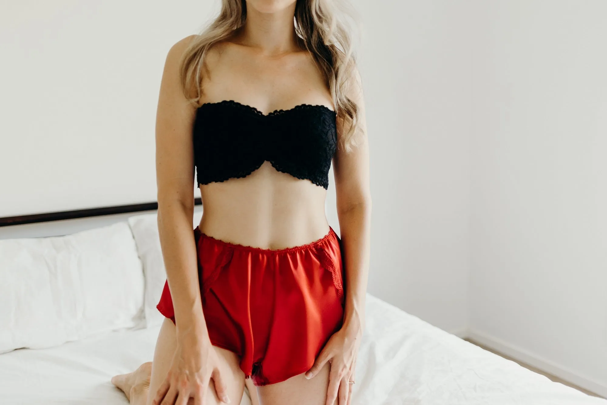 Ruby Satin French Knickers