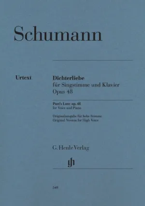 Schumann: Dichterliebe Op 48 for High Voice & Piano