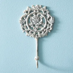 Set of 2 Charming Vintage Rose Hooks