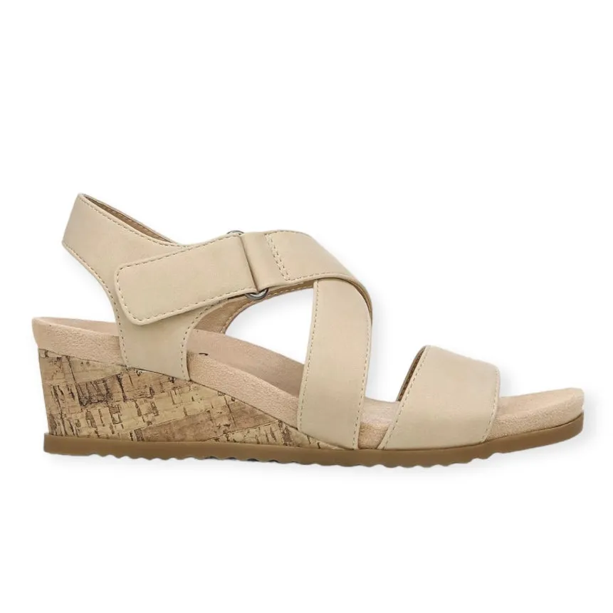 SINCERE Women's Strappy Wedge Heel Sandals