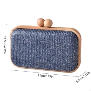 Straw Clutch Purses for Women Summer Beach Bags Envelope Woven Clutch Handbags