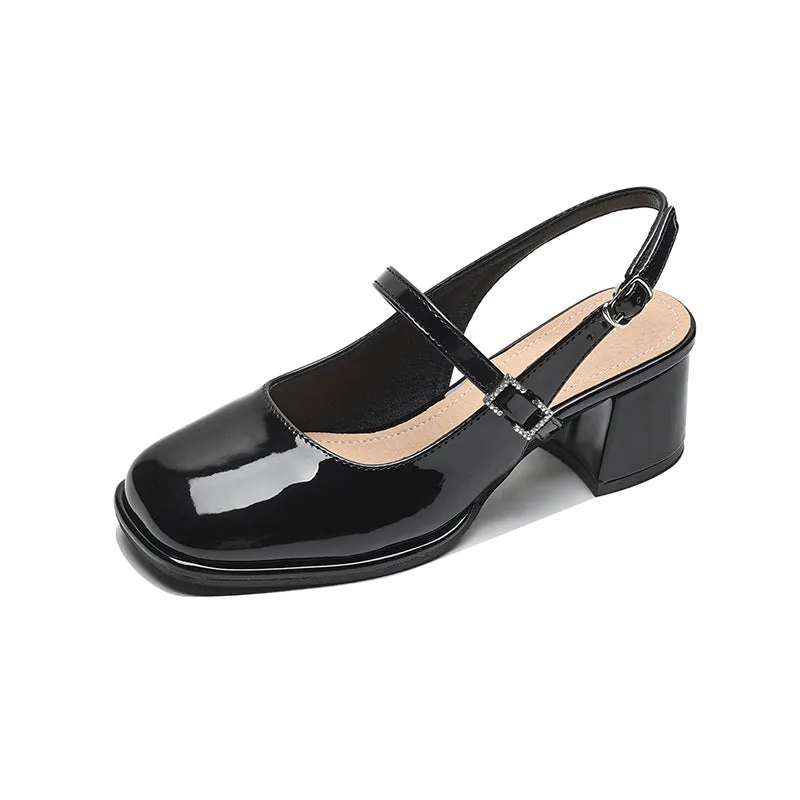 Summer French Mary Jane Sandals High Heels
