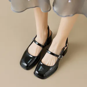 Summer French Mary Jane Sandals High Heels