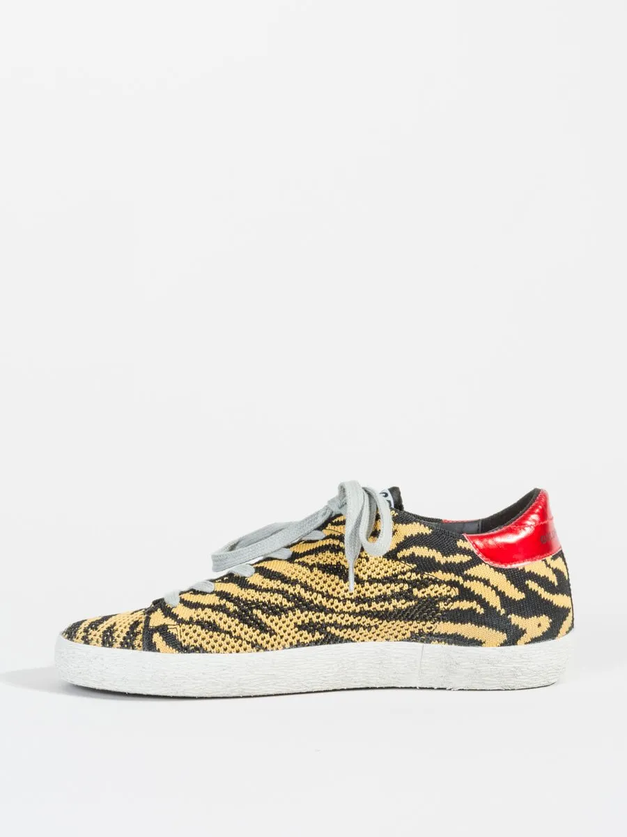 tiger knit sneaker
