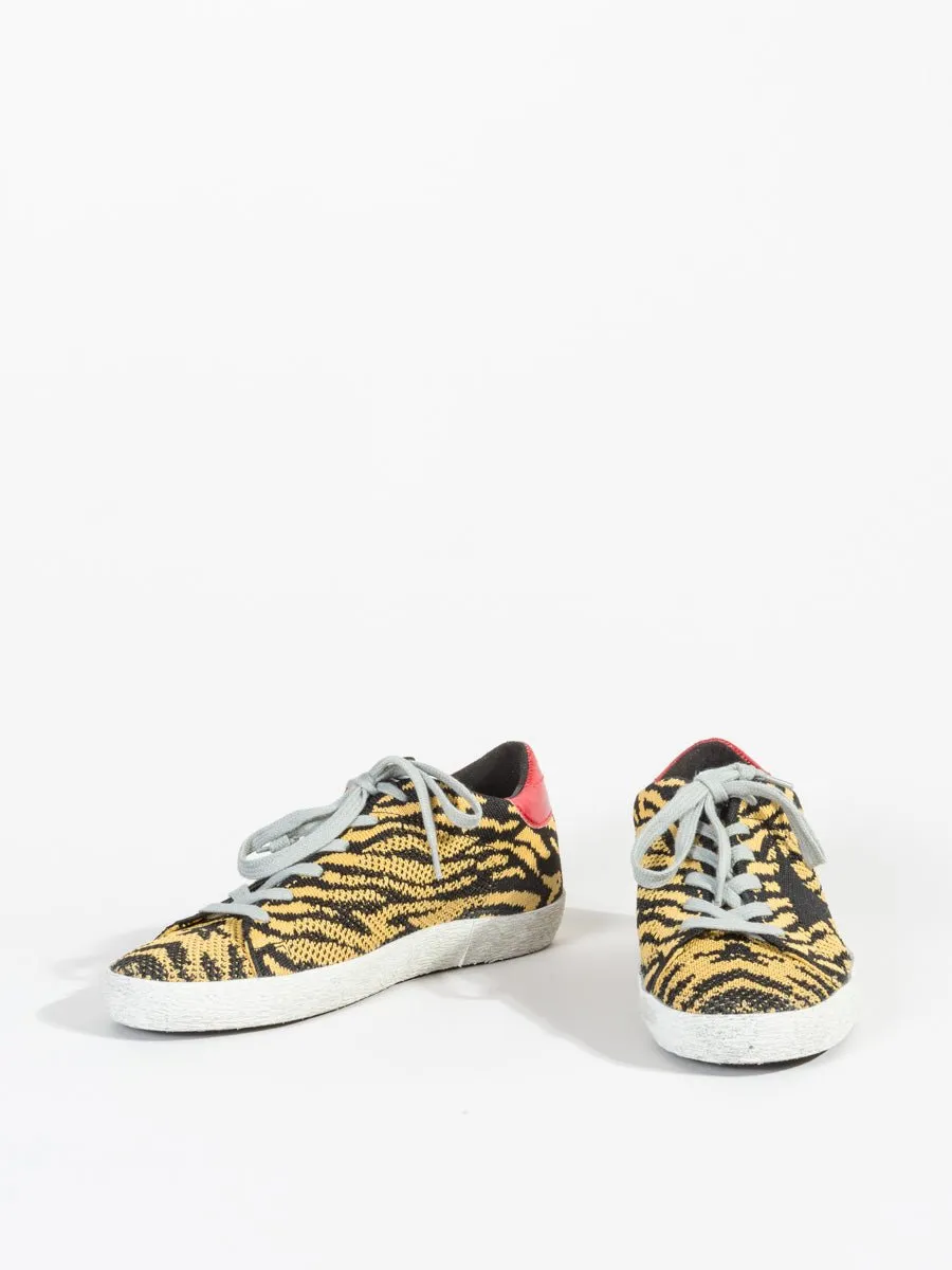 tiger knit sneaker
