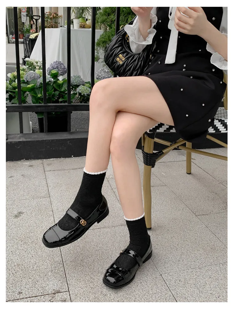 Women's Mary Jane Shoes Feminine Flat Shoes