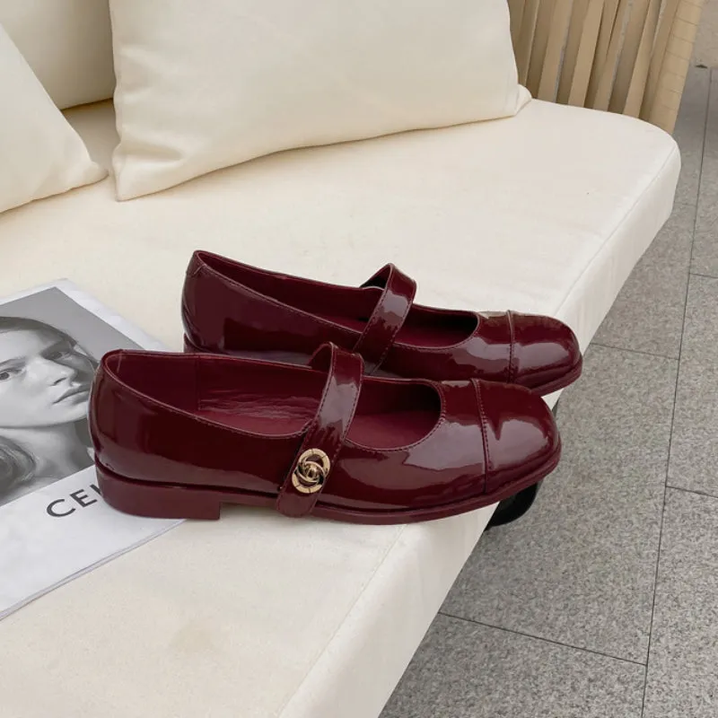 Women's Mary Jane Shoes Feminine Flat Shoes