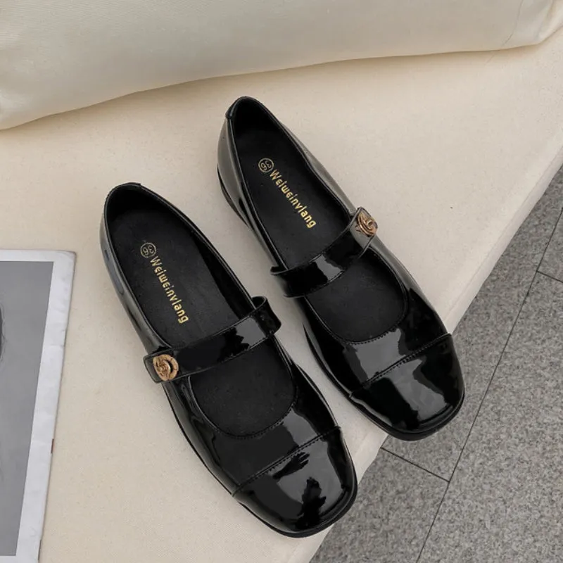 Women's Mary Jane Shoes Feminine Flat Shoes
