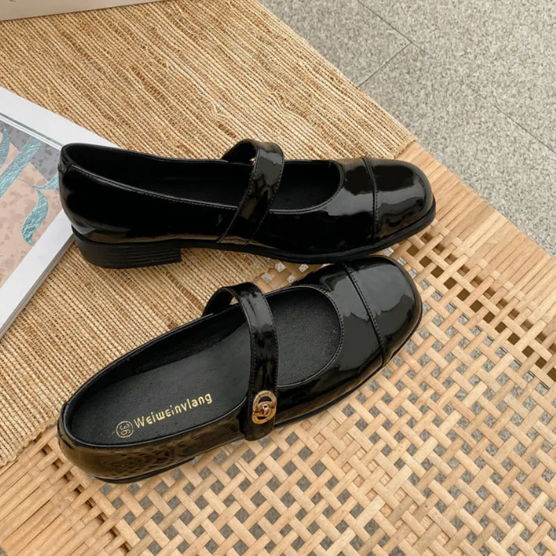 Women's Mary Jane Shoes Feminine Flat Shoes