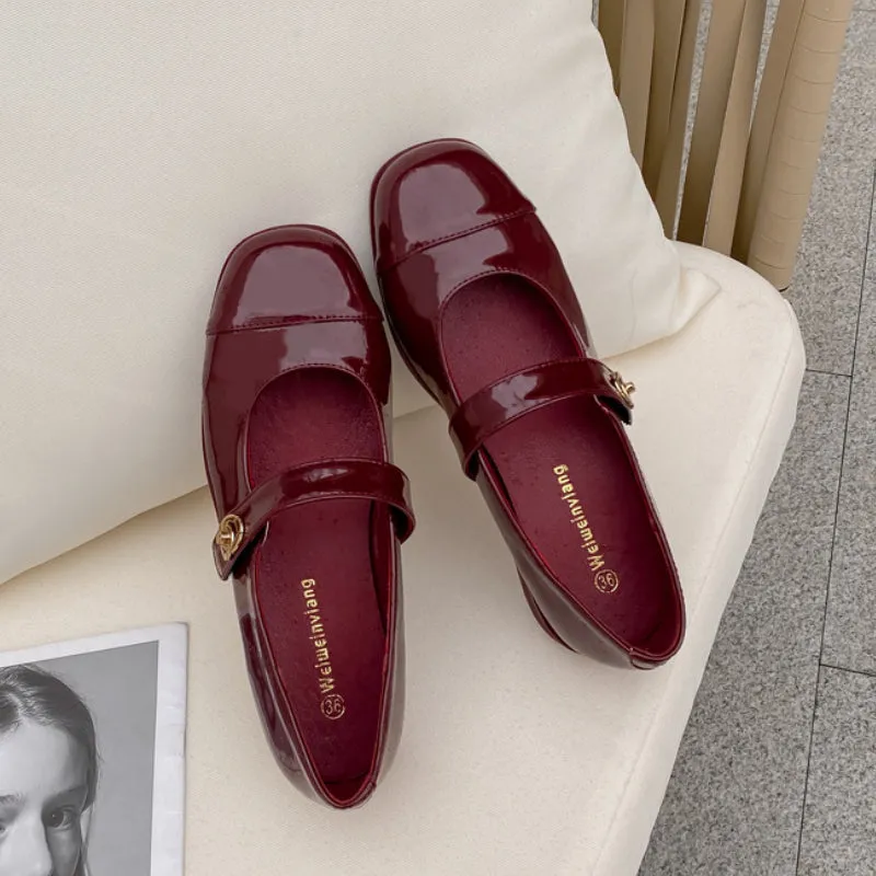 Women's Mary Jane Shoes Feminine Flat Shoes
