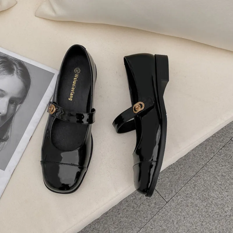 Women's Mary Jane Shoes Feminine Flat Shoes